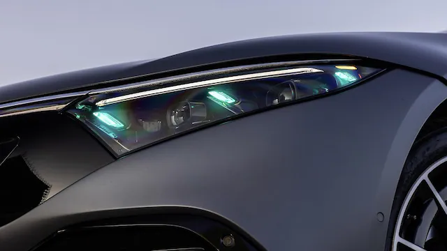 Turquoise Lights For Self-Driving Mode